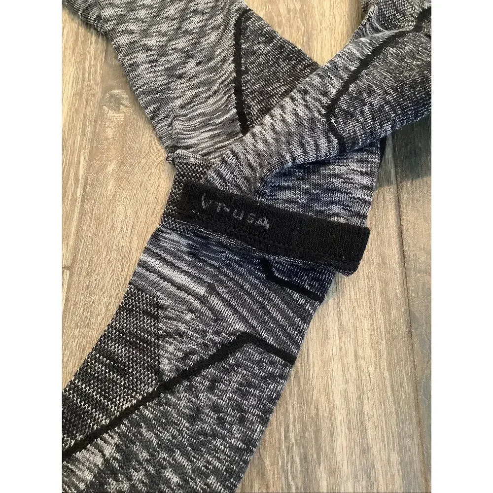 Darn Tough Men's XL Space Gray Light Hiker Micro Crew Socks Outdoor Hiking E5-4